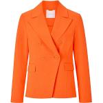 Orange Unifarbene Rich&Royal Damenblazer aus Viskose Größe S 