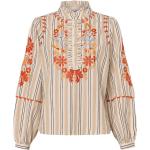 Bunte Bestickte Rich&Royal Tunika-Blusen für Damen Größe XS 