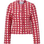 Rote Rich&Royal Boucle-Jacken aus Bouclé für Damen Größe L 