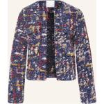 Reduzierte Pinke Melierte Rich&Royal Boucle-Jacken mit Glitzer aus Bouclé für Damen Größe XS 