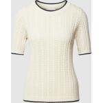 Offwhitefarbene Rich&Royal T-Shirts aus Baumwolle für Damen Größe S 