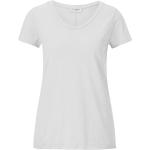 Weiße Rich&Royal U-Ausschnitt T-Shirts aus Baumwolle für Damen Größe M 