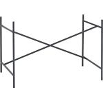 Schwarze Minimalistische Richard Lampert Tischgestelle & Tischkufen aus Metall Breite 100-150cm, Höhe über 500cm, Tiefe über 500cm 