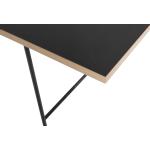 Schwarze Richard Lampert Tischplatten aus Eiche Energieklasse mit Energieklasse G Breite 150-200cm, Höhe 0-50cm, Tiefe 50-100cm 