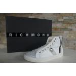 Weiße JOHN RICHMOND High Top Sneaker & Sneaker Boots aus Fell für Damen Größe 39 für den für den Winter 