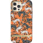 Orange Animal-Print Richmond & Finch iPhone 12 Pro Hüllen mit Leopard-Motiv aus Kunststoff 