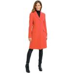 Orange Unifarbene Rick Cardona Mini Kapuzenmäntel aus Wolle mit Kapuze für Damen Größe XS für den für den Herbst 