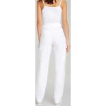 Weiße Casual Rick Cardona Damenhosen mit Reißverschluss aus Viskose Größe XL 