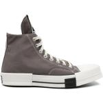 Reduzierte Dunkelgraue RICK OWENS High Top Sneaker & Sneaker Boots aus Canvas für Herren Größe 39 mit Absatzhöhe bis 3cm 