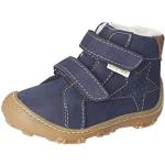 Reduzierte Blaue RICOSTA Outdoor Schuhe mit Klettverschluss in Breitweite aus Leder winddicht für Jungen Größe 25 