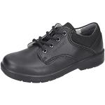 Schwarze RICOSTA Low Sneaker mit Schnürsenkel in Normalweite aus Leder für Kinder Größe 34 