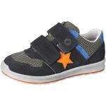 Schwarze RICOSTA Tex Low Sneaker mit Klettverschluss in Normalweite aus Leder winddicht für Kinder Größe 33 