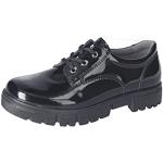 Schwarze RICOSTA Low Sneaker mit Schnürsenkel in Normalweite aus Leder für Damen Größe 41 