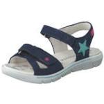 Reduzierte Blaue RICOSTA Outdoor-Sandalen aus Veloursleder leicht für Kinder Größe 33 für den für den Sommer 