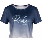 Reduzierte Marineblaue Sportliche T-Shirts für Damen Größe XL 