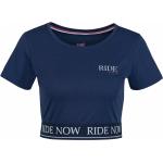 Reduzierte Marineblaue T-Shirts für Damen Größe XL 