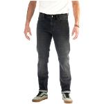 Schwarze Louis Slim Fit Jeans mit Reißverschluss aus Polyamid für Herren 