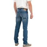 Hellblaue Slim Fit Jeans aus Baumwolle maschinenwaschbar für Herren 