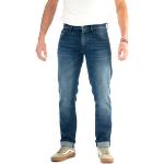 Blaue Louis Slim Fit Jeans aus Baumwolle für Herren Größe XL 