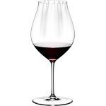 Schwarze Riedel Rotweingläser aus Glas 2-teilig 