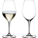 Riedel Vinum Champagnergläser aus Glas spülmaschinenfest 2-teilig 