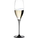 Schwarze Riedel Sommeliers Champagnergläser aus Kristall spülmaschinenfest 