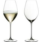 Champagnerfarbene Riedel Veritas Champagnergläser aus Glas 2-teilig 
