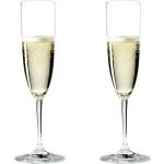 Weiße Riedel Vinum Champagnergläser aus Glas 2-teilig 
