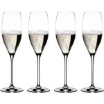 Weiße Riedel Vinum Champagnergläser aus Kristall spülmaschinenfest 