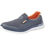 Blaue Rieker Slip-on Sneaker ohne Verschluss leicht für Herren Größe 46 