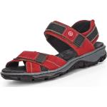 Rote Rieker 68851 Outdoor-Sandalen mit Riemchen aus Nubukleder leicht für Damen für den für den Sommer 