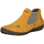 Gelbe Rieker Runde Ankle Boots & Klassische Stiefeletten in Normalweite aus Textil leicht für Damen Größe 36 