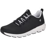 Reduzierte Schwarze Rieker Evolution Low Sneaker ohne Verschluss in Normalweite aus Textil für Damen Größe 40 mit Absatzhöhe bis 3cm 