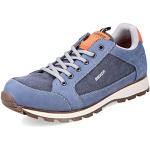 Reduzierte Blaue Rieker Low Sneaker mit Schnürsenkel in Normalweite aus Textil mit herausnehmbarem Fußbett für Herren Größe 44 