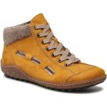 Gelbe Rieker High Top Sneaker & Sneaker Boots für Damen 