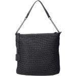 Schwarze Rieker Hobo Bags mit Reißverschluss aus Kunstleder für Damen 