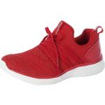 Rote Rieker Low Sneaker für Damen 