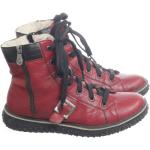 Rote Rieker Stiefel mit Schnürsenkel Größe 38 
