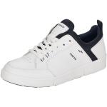 Reduzierte Weiße Rieker Low Sneaker in Normalweite aus Leder leicht für Herren Größe 47 mit Absatzhöhe bis 3cm 