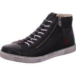 Schwarze Rieker High Top Sneaker & Sneaker Boots mit Reißverschluss für Damen 