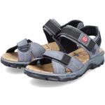 Blaue Rieker 68851 Outdoor-Sandalen mit Klettverschluss leicht für Damen Größe 42 für den für den Sommer 