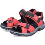 Rote Rieker 68851 Outdoor-Sandalen mit Klettverschluss aus Veloursleder leicht für Damen Größe 41 für den für den Sommer 
