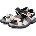 Weiße Rieker 68851 Outdoor-Sandalen mit Klettverschluss leicht für Damen Größe 41 für den für den Sommer 