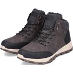 Braune Rieker Runde High Top Sneaker & Sneaker Boots mit Schnürsenkel in Komfortweite aus Textil leicht für Herren Größe 45 mit Absatzhöhe 3cm bis 5cm für den für den Winter 