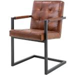 Schwarze Riess Ambiente Stühle im Bauhausstil aus Büffelleder mit Armlehne Breite 50-100cm, Höhe 50-100cm, Tiefe 50-100cm 