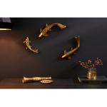 Goldene Maritime 28 cm Tierfiguren mit Tiermotiv aus Metall 3-teilig 