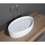 Weiße Riho Ovale Ovale Waschbecken & Ovale Waschtische matt ohne Hahnloch 