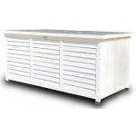Weiße Auflagenboxen & Gartenboxen 301l - 400l aus Holz 