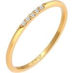 Reduzierte Goldene Elegante Dreieckige Goldringe aus Gelbgold mit Zertifikat für Damen Größe 56 zur Hochzeit 