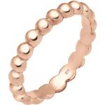 Pinke Elegante Elli Runde Vergoldete Ringe vergoldet handgemacht für Damen Größe 56 